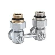 Узел нижнего подключения радиаторов Oventrop Multiflex F 1/2"НРx3/4"НР, из латуни, никелир., артикул 1015884, угловой
Узел нижнего подключения радиаторов Oventrop Multiflex F 1/2"НРx3/4"НР, из латуни, никелир., артикул 1015884, угловой