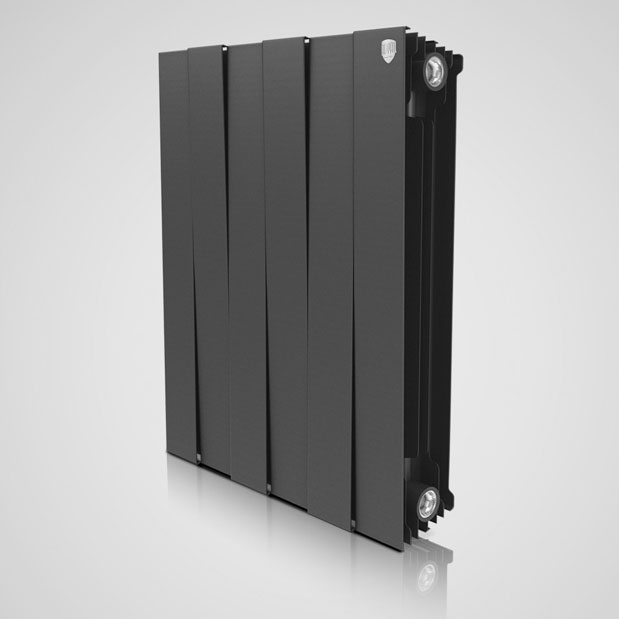 Секционный биметаллический радиатор Royal Thermo Piano Forte 500, Noir Sable, количество секций 1
Секционный биметаллический радиатор Royal Thermo Piano Forte 500, Noir Sable, количество секций 1