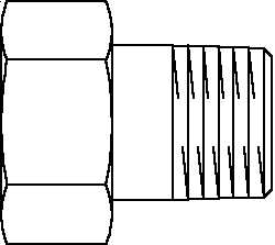 

Резьбовое соединение Oventrop R1/2" (внутренняя резьба с накидной гайкой 3/4"), артикул 1019304