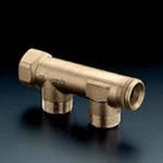 

Отдельный элемент гребенки проходной Oventrop 1" латунь, на 4 выхода 3/4", артикул 1400654