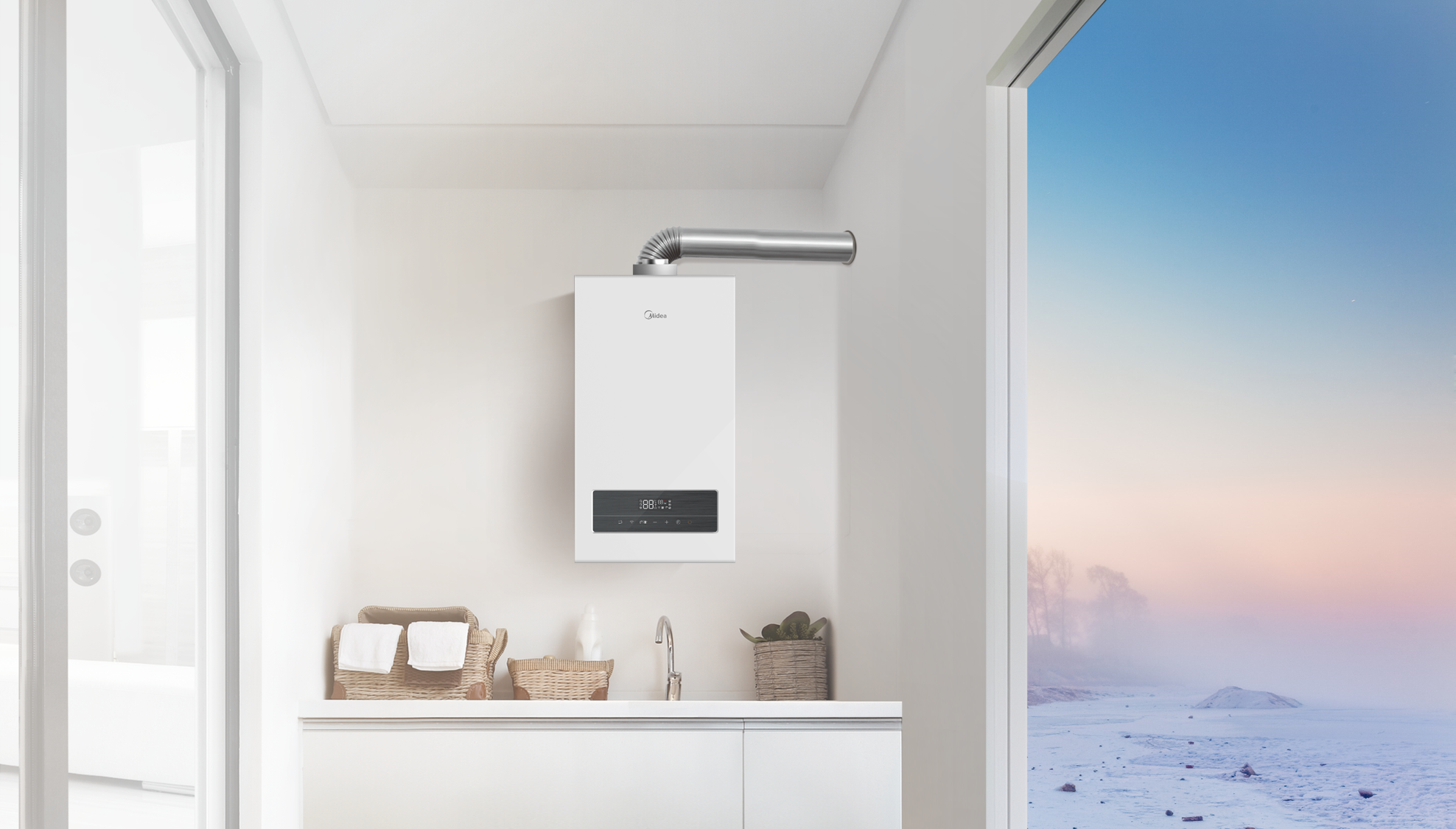 Газовые котлы Midea