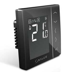 

Цифровой, комнатный термостат для скрытой проводки Salus VS35B, черный