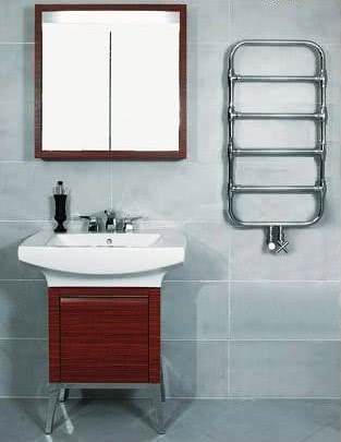

Полотенцесушители Zehnder Nobis NOB-100-050 ГВС (Хром), сантехническая латунь
