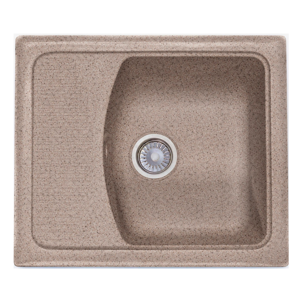

Кухонная мойка Formastone Fosto КМ 58-50, прямоугольная с крылом,песочный пляж