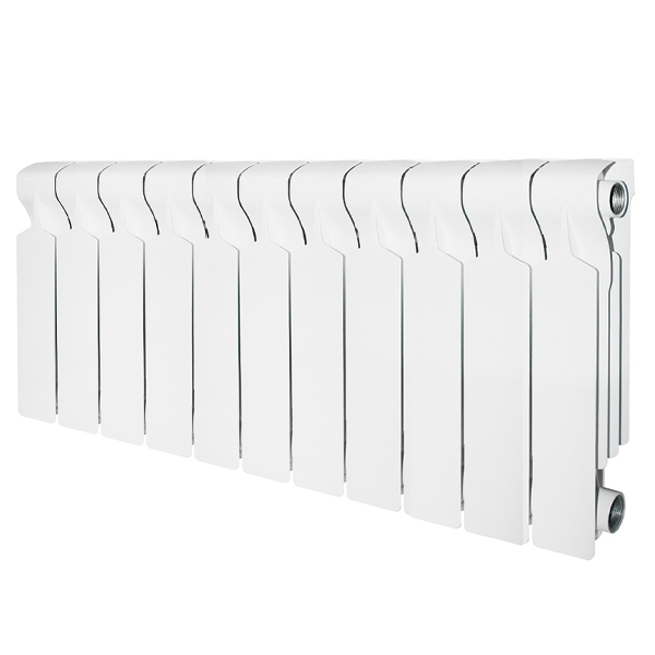 Радиатор Алюминиевый STOUT VEGA 500, 11 секций, цвет белый (ral 9016)