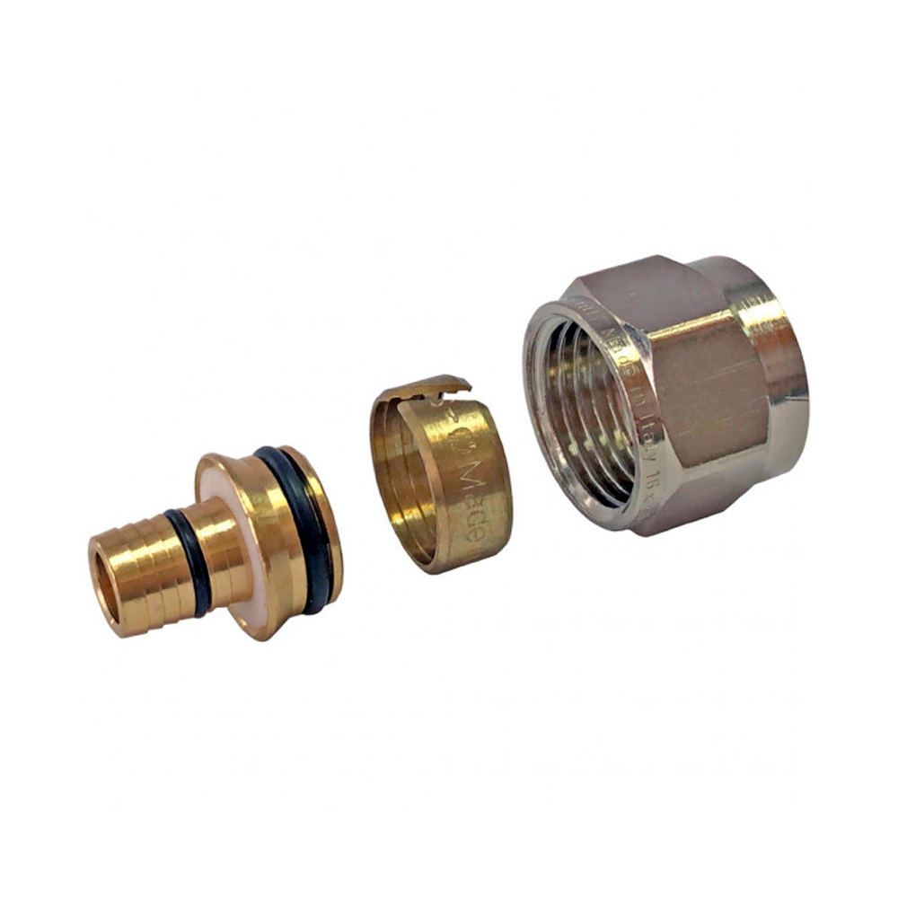 

Фитинг компрессионный STOUT для труб PEX-AL-PEX 16х2,6х1/2