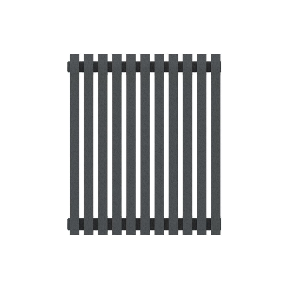 Радиатор КЗТО QUADRUM 30 V 1 1750-12 Серый темный металлик муар