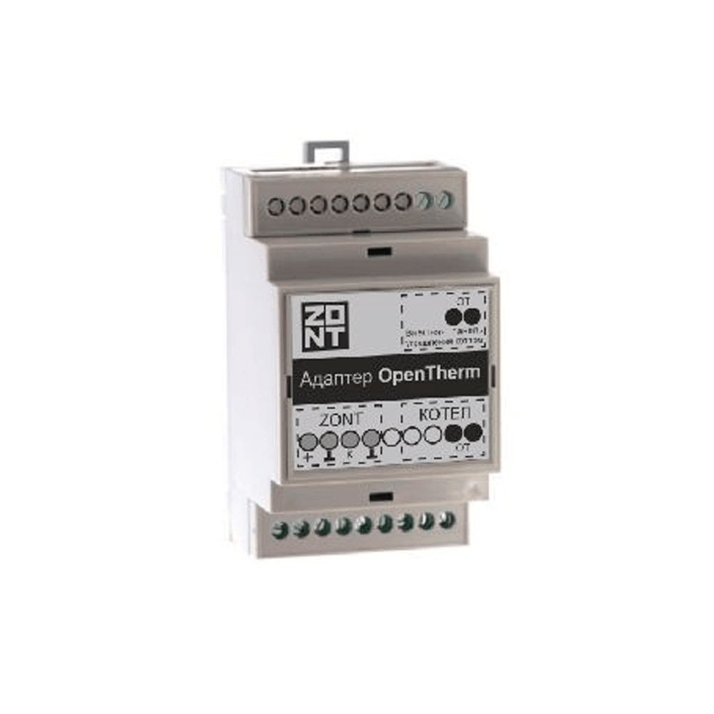 

Адаптер ZONT OpenTherm DIN (724) на DIN-рейку для подключения по цифровой шине OpenTherm