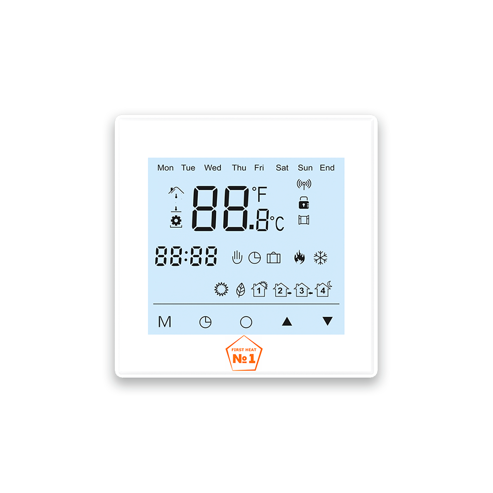 

Терморегулятор Тёплый пол № 1 ТС 600 (Thermostat), белый