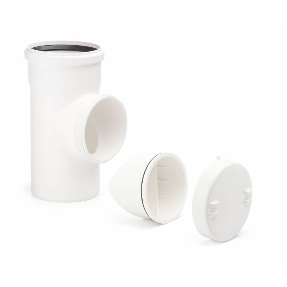 

Ревизия Rehau RAUPIANO Plus 110 с резиновым уплотнительным кольцом