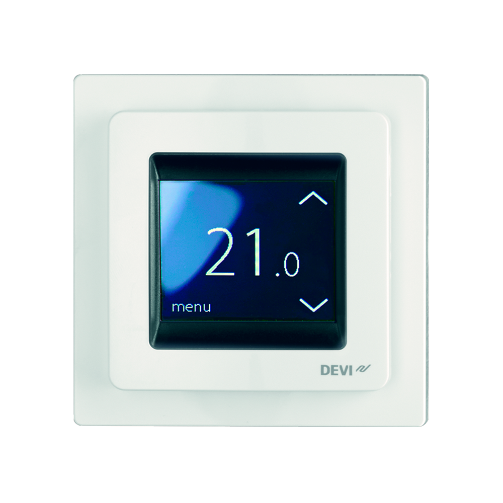 

Терморегулятор DEVIreg™ Touch с комбинацией датчиков, белый, 16А