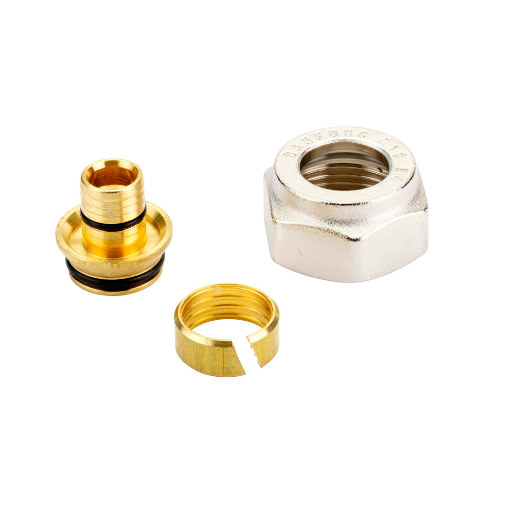 

Уплотнительные фитинги Ridan 16х2 G3/4'' вн (PEX, PERT, ALU)