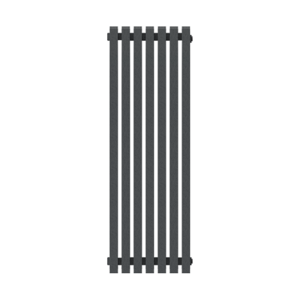 Радиатор КЗТО QUADRUM 60 V 1250-6 Серый темный металлик муар