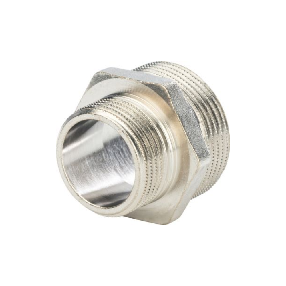 

Ниппель STOUT НН переходной никелированный 1"1/4х1"