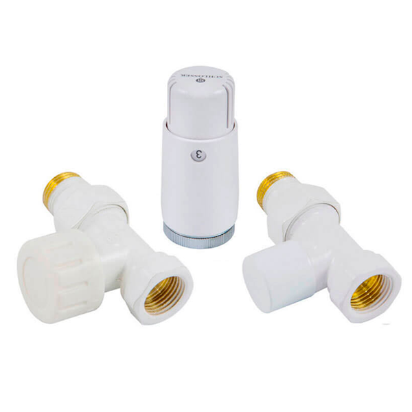 

Комплект Schlosser DN15 GZ1/2 x GW1/2 проходной с головкой Мини M30x1,5, Белый