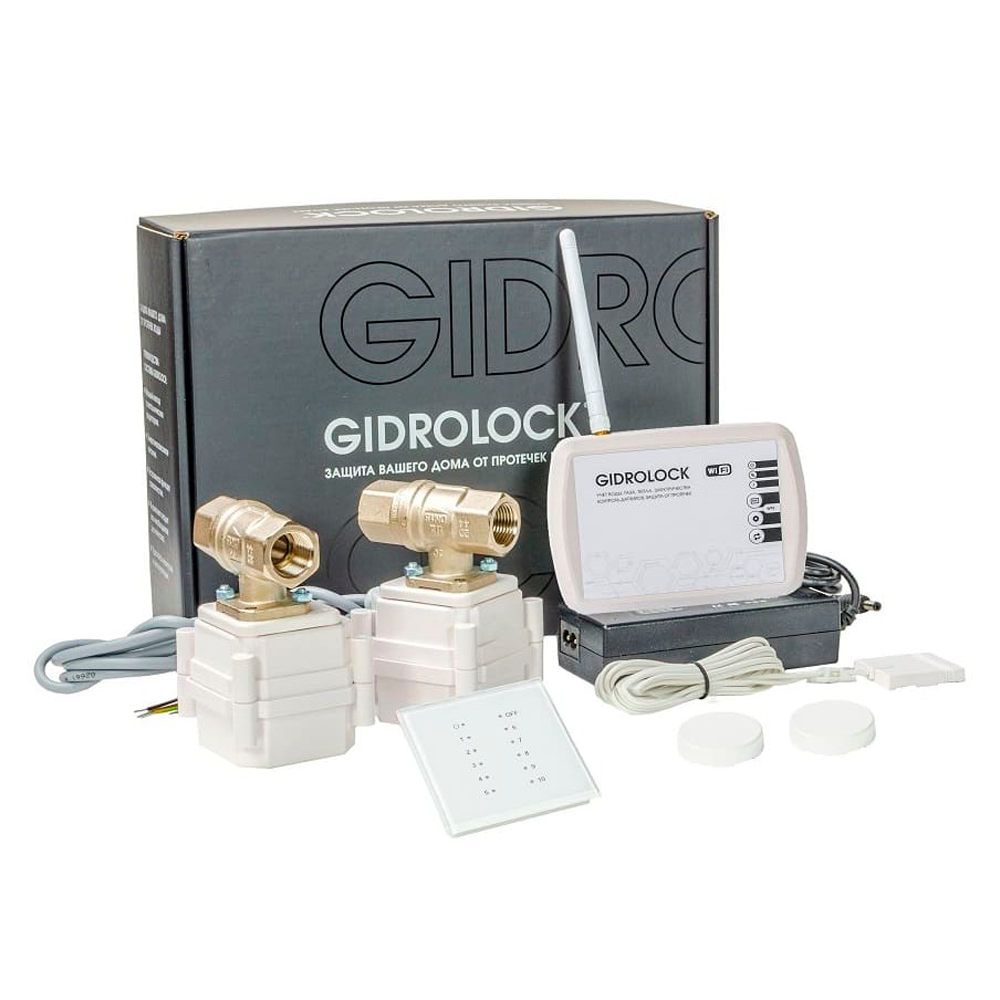 

Комплект Gidrolock RADIO + WIFI 3/4