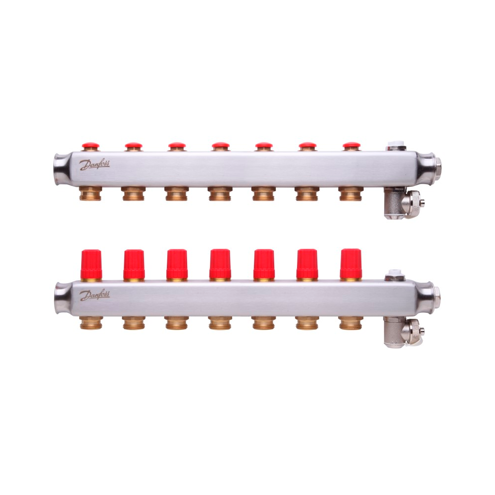 

Коллекторы Danfoss SSM-7 для 7 контуров