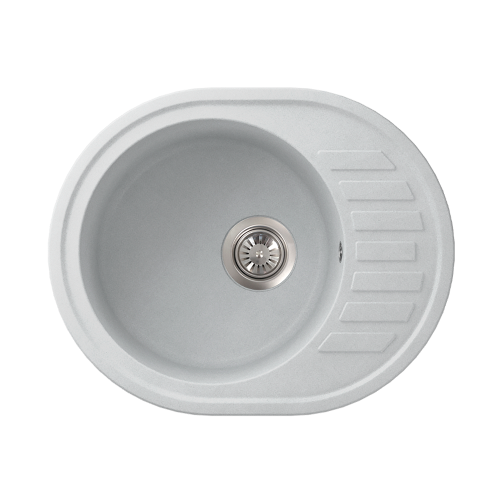 

Кухонная мойка Formastone FostoGran FG 61-50, овальная с крылом, арктик