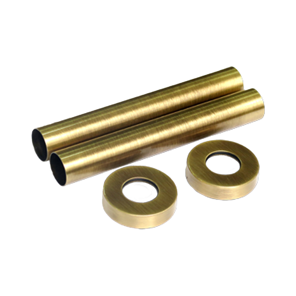 

Комплект декоративных трубок SR Rubinetterie 160хD 18-20-1/2" цвет бронза