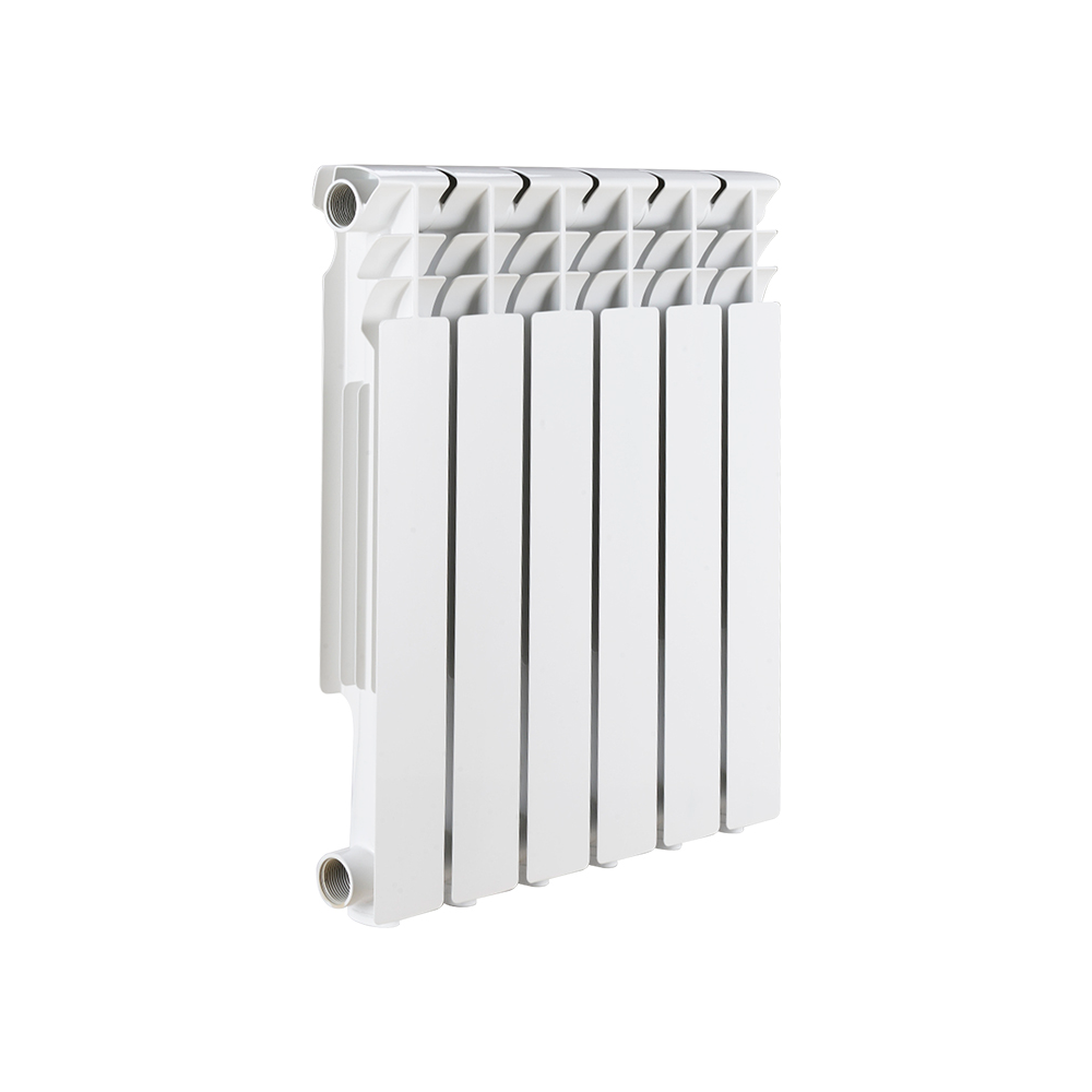 Биметаллический радиатор Rommer Optima BM 500, 1 секция, цвет белый (ral 9016) - фото 1