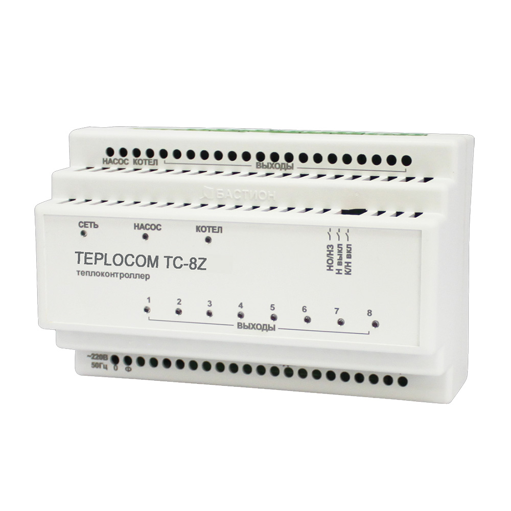 Теплоконтроллер TEPLOCOM TC-8Z БАСТИОН