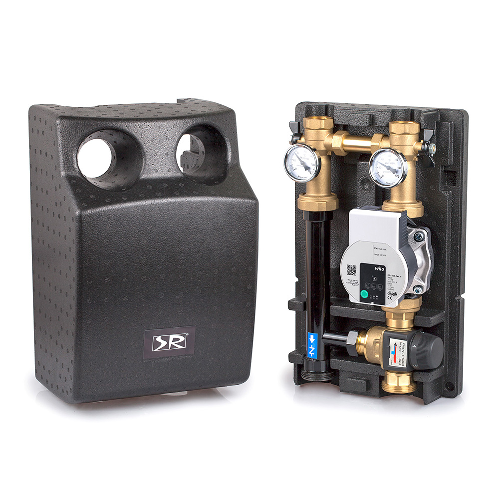 

Группа быстрого монтажа THERMOFIX SR Rubinetterie 1" с термостатическим смесителем и насосом Wilo YO