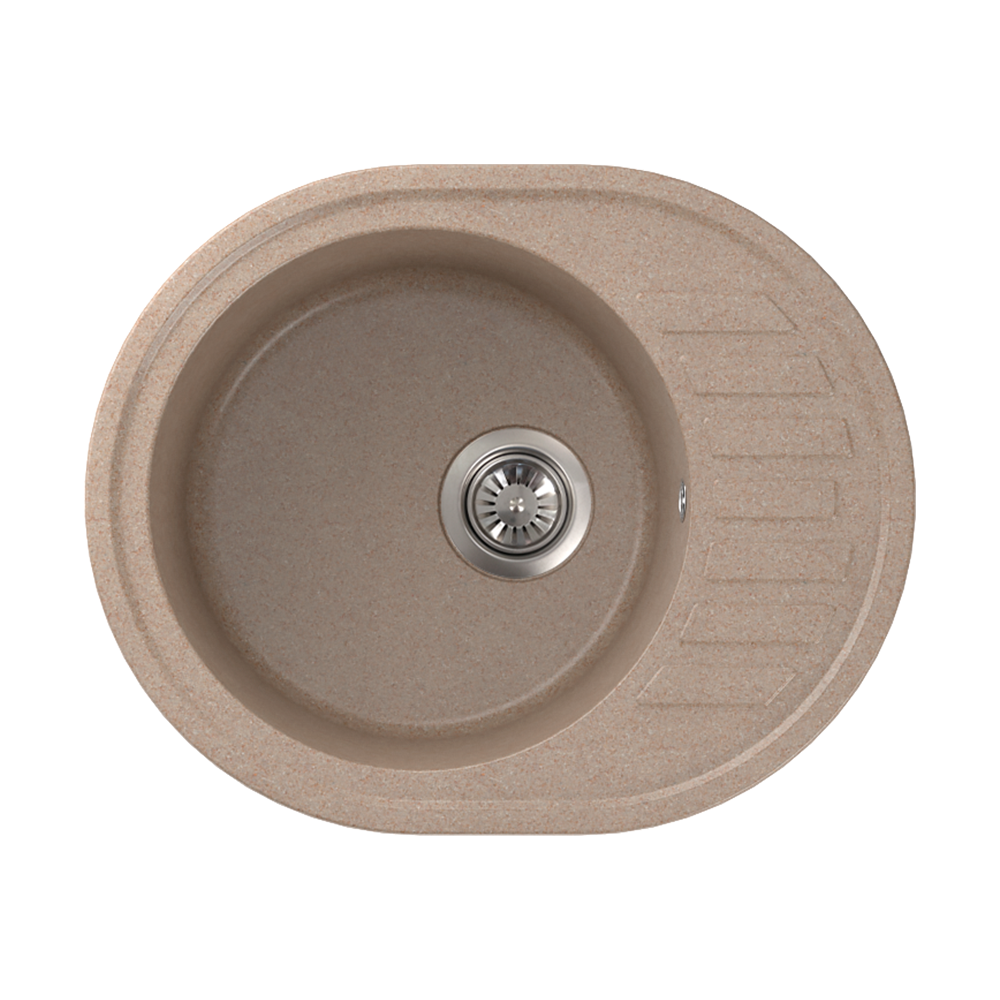 

Кухонная мойка Formastone FostoGran FG 61-50, овальная с крылом, дюна
