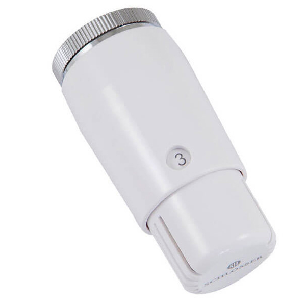 

Термостатическая головка Schlosser MINI Diamant M30x1,5, Белый