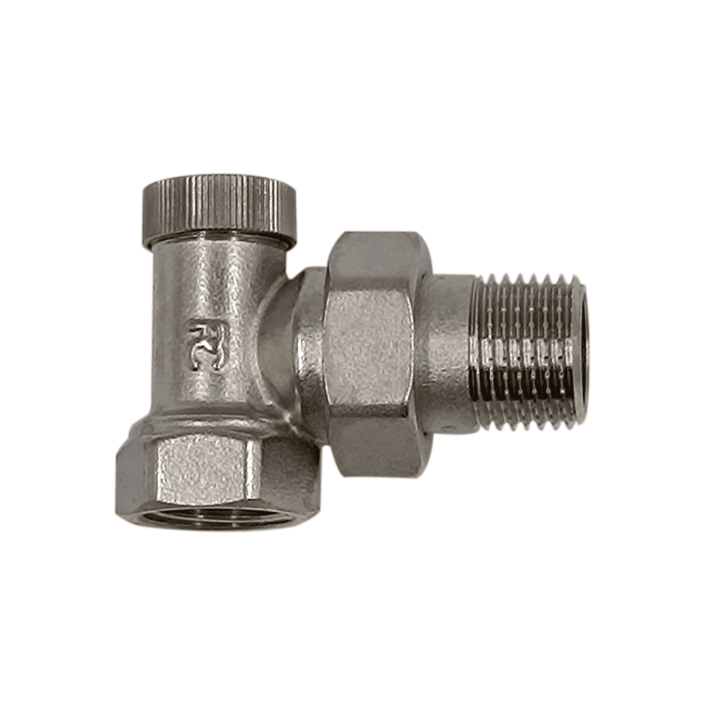 Запорный клапан Primoclima Armature угловой 1/2", никелированный