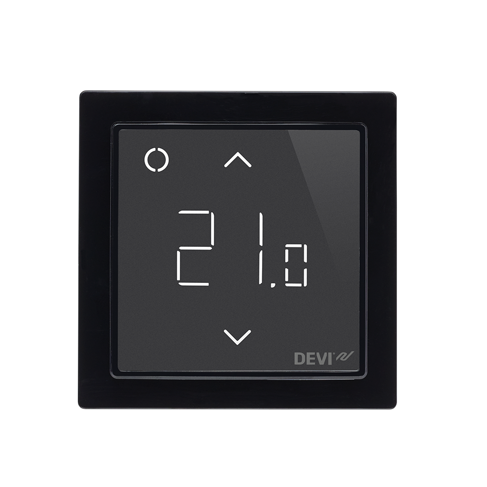 Терморегулятор DEVIreg™ Smart интеллектуальный с Wi-Fi, черный, 16А 140F1143 - фото 1