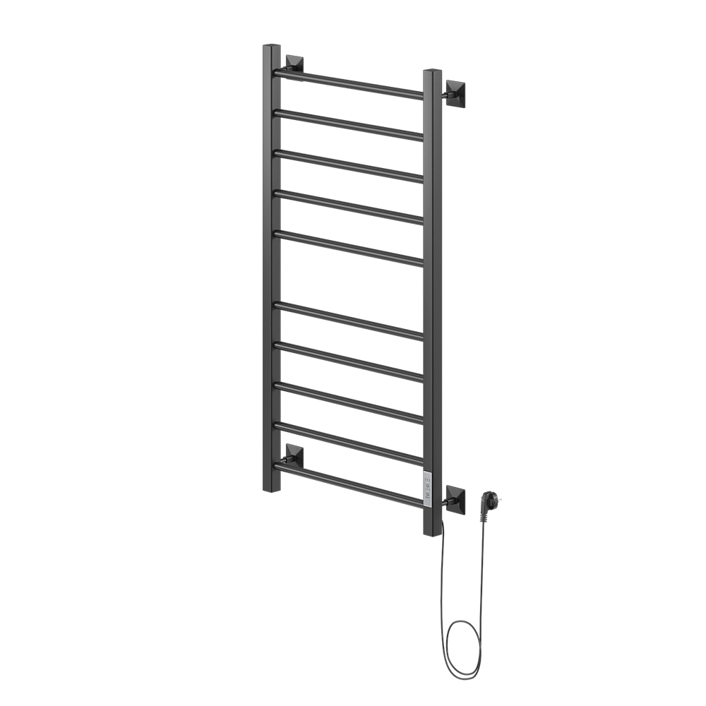 

Полотенцесушитель электрический НИКА STEP 3 100/50, Ral 9005, Черный