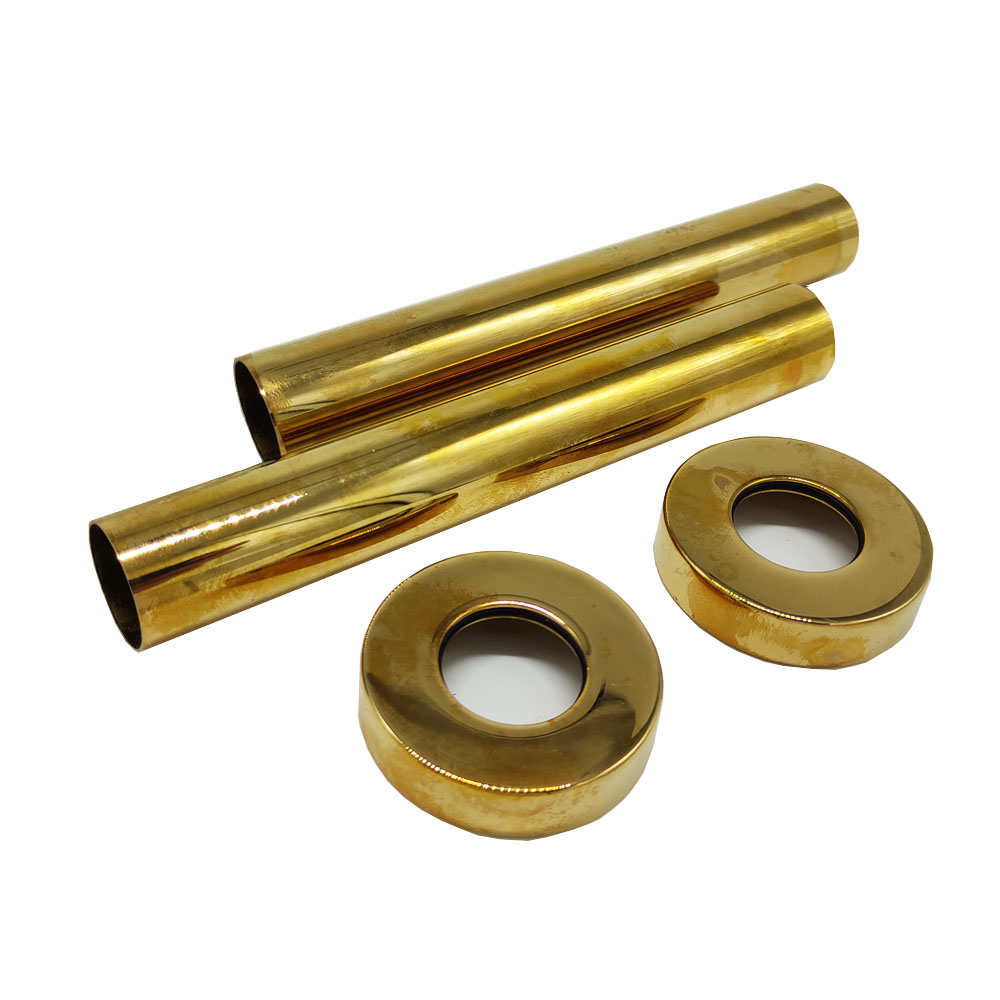 

Комплект декоративных трубок SR Rubinetterie 160хD 18-20-1/2" цвет золото