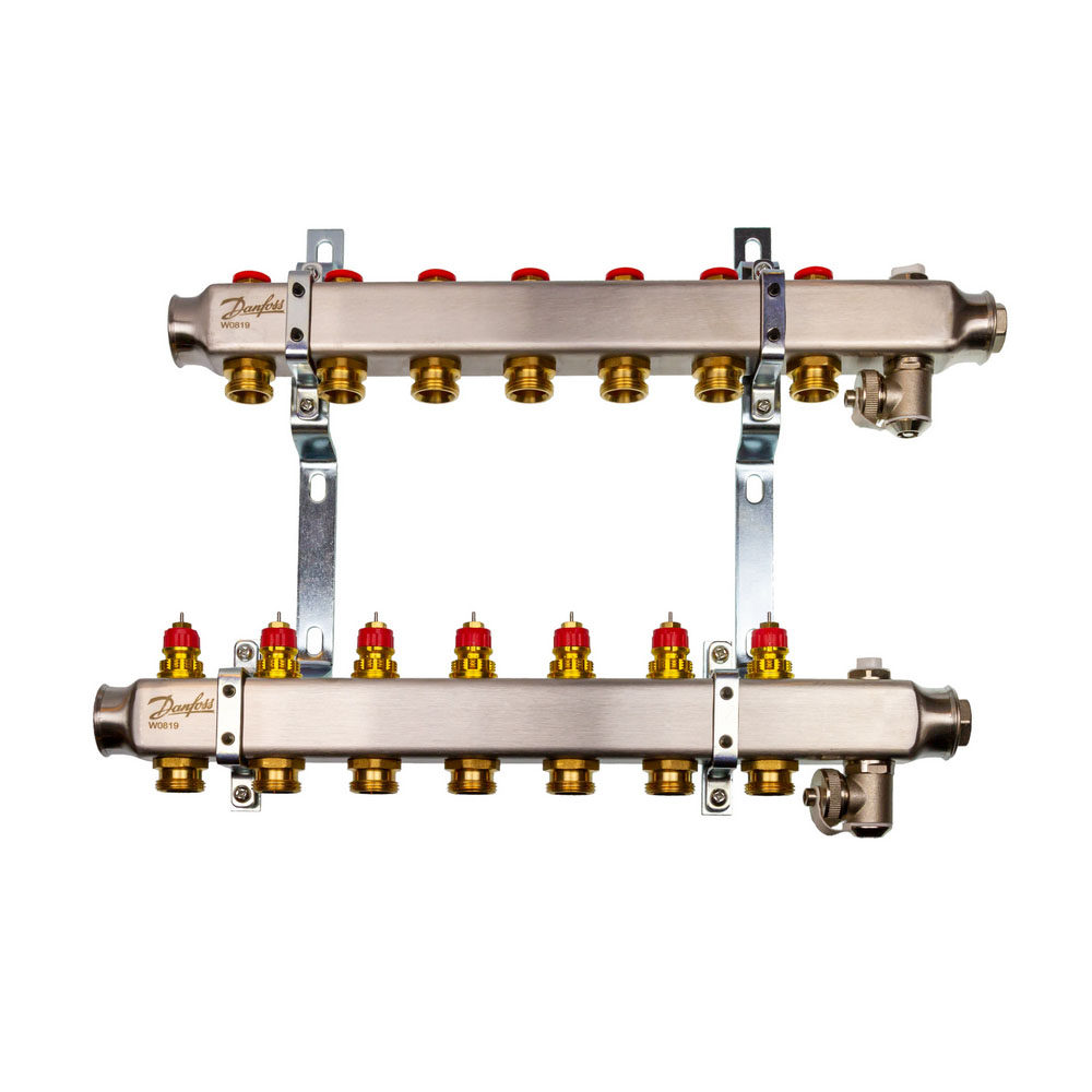 

Комплект коллекторов Danfoss SSM-7 для 7 контуров