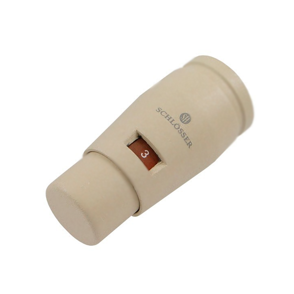 

Термостатическая головка Schlosser MINI М30*1,5, Ral 9001