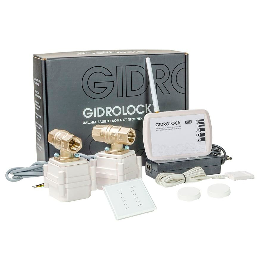 

Комплект Gidrolock RADIO + WIFI 1/2