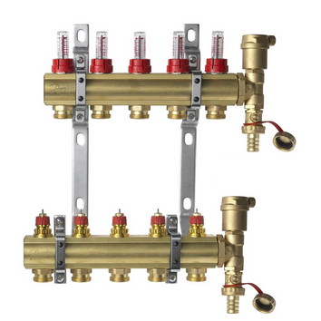 

Комплект коллекторов Danfoss FHF-5F set, 5 контуров