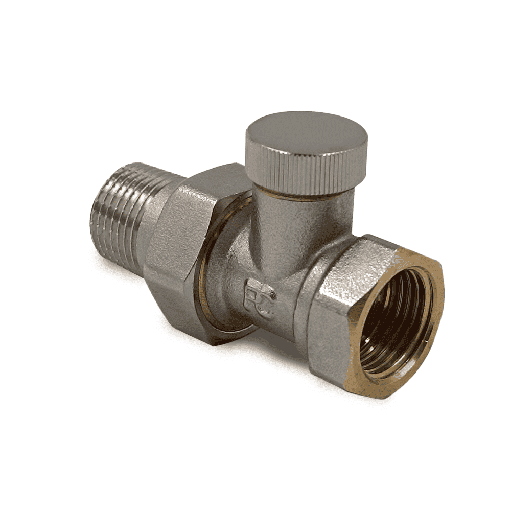 Запорный клапан Primoclima Armature прямой 1/2", никелированный