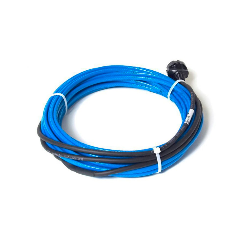 Нагревательный кабель саморегулируемый DEVIpipeheat™ DPH-10, с вилкой 12 м  120 Вт при +10°C