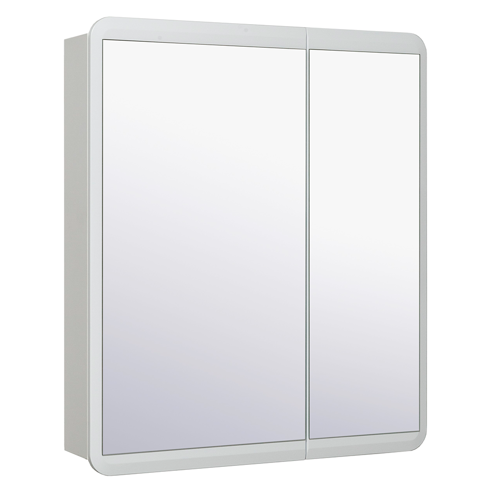 Шкаф зеркальный RUNO Эрика 70, цвет белый