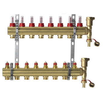 

Комплект коллекторов Danfoss FHF-8F set, 8 контуров