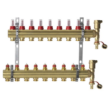 

Комплект коллекторов Danfoss FHF-9F set, 9 контуров