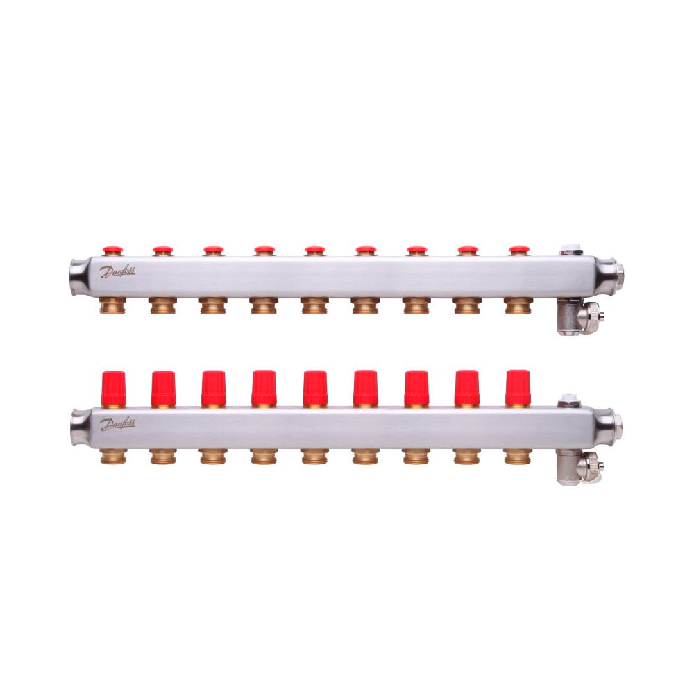 

Коллекторы Danfoss SSM-9 для 9 контуров