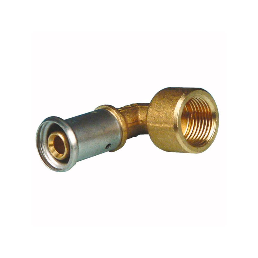 

Угольник 90° ВР, латунь пресс, 26x3/4", HENCO