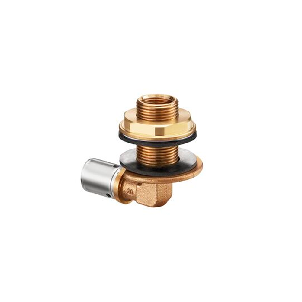 

Пресс-угольник Oventrop Cofit P 90° 16 х 2,0 мм х Rp 1/2" для прохода через стену