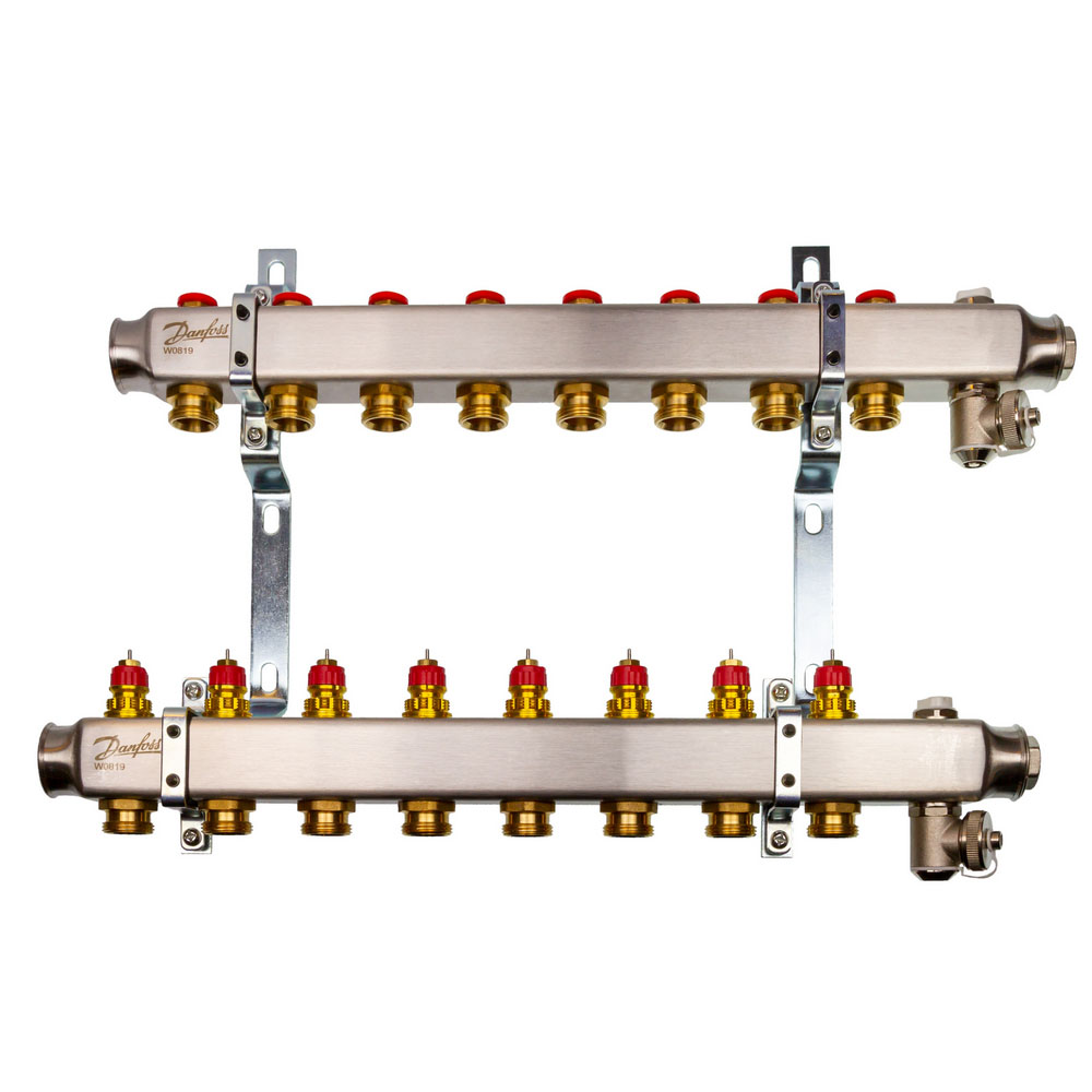 

Комплект коллекторов Danfoss SSM-8 для 8 контуров
