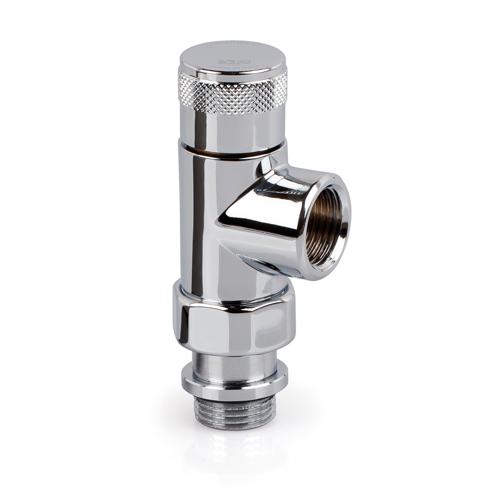 

Запорный вентиль осевой SR Rubinetterie Tondera 1/2", цвет хром