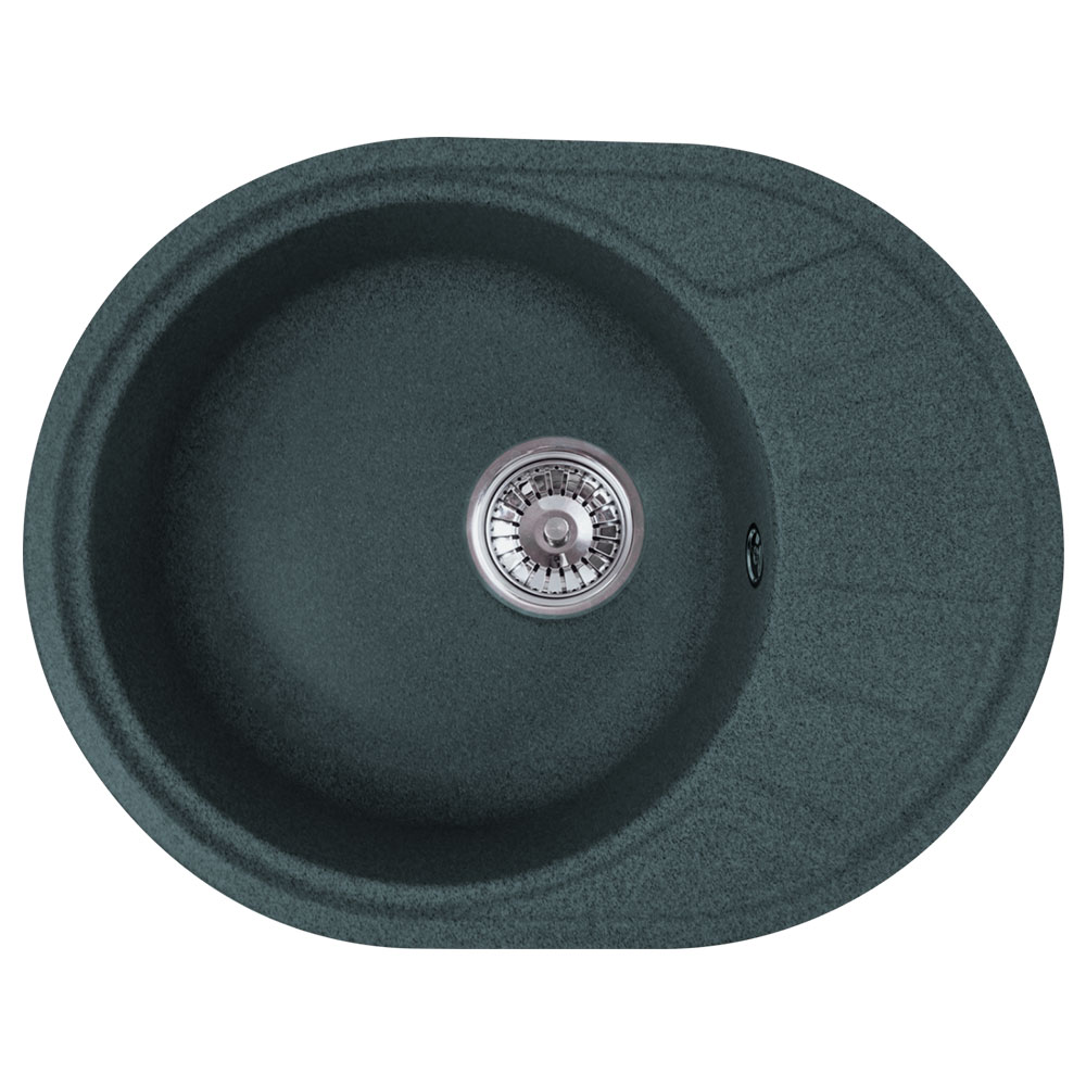 

Кухонная мойка Formastone Fosto КМ 58-45, овальная с крылом,графит