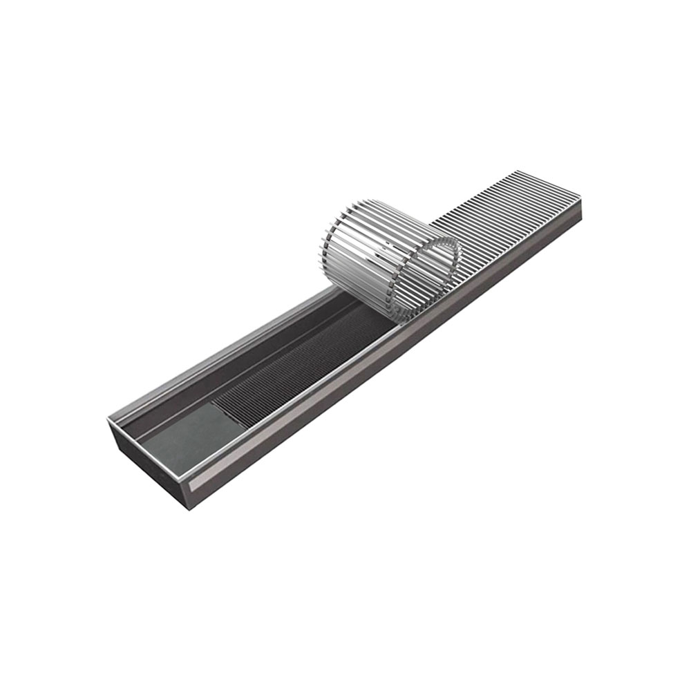 Внутрипольный конвектор КЗТО Бриз 260х140х2800 U (5 Ал 12)