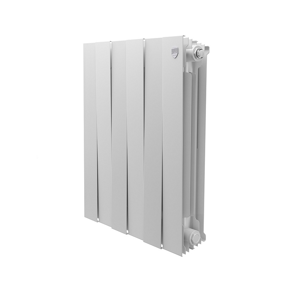 Секционный биметаллический радиатор Royal Thermo PianoForte 500, Bianco Traffico, секций 6