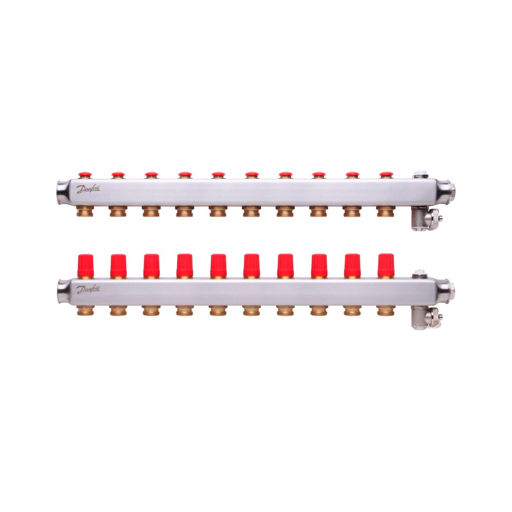 

Коллекторы Danfoss SSM-10 для 10 контуров